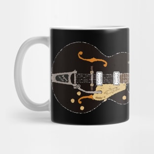 Chet Atkins Dark Eyes Prototype Guitar Mug